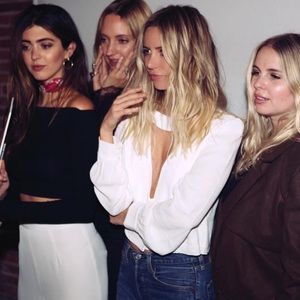 stone cold fox cropped blouse